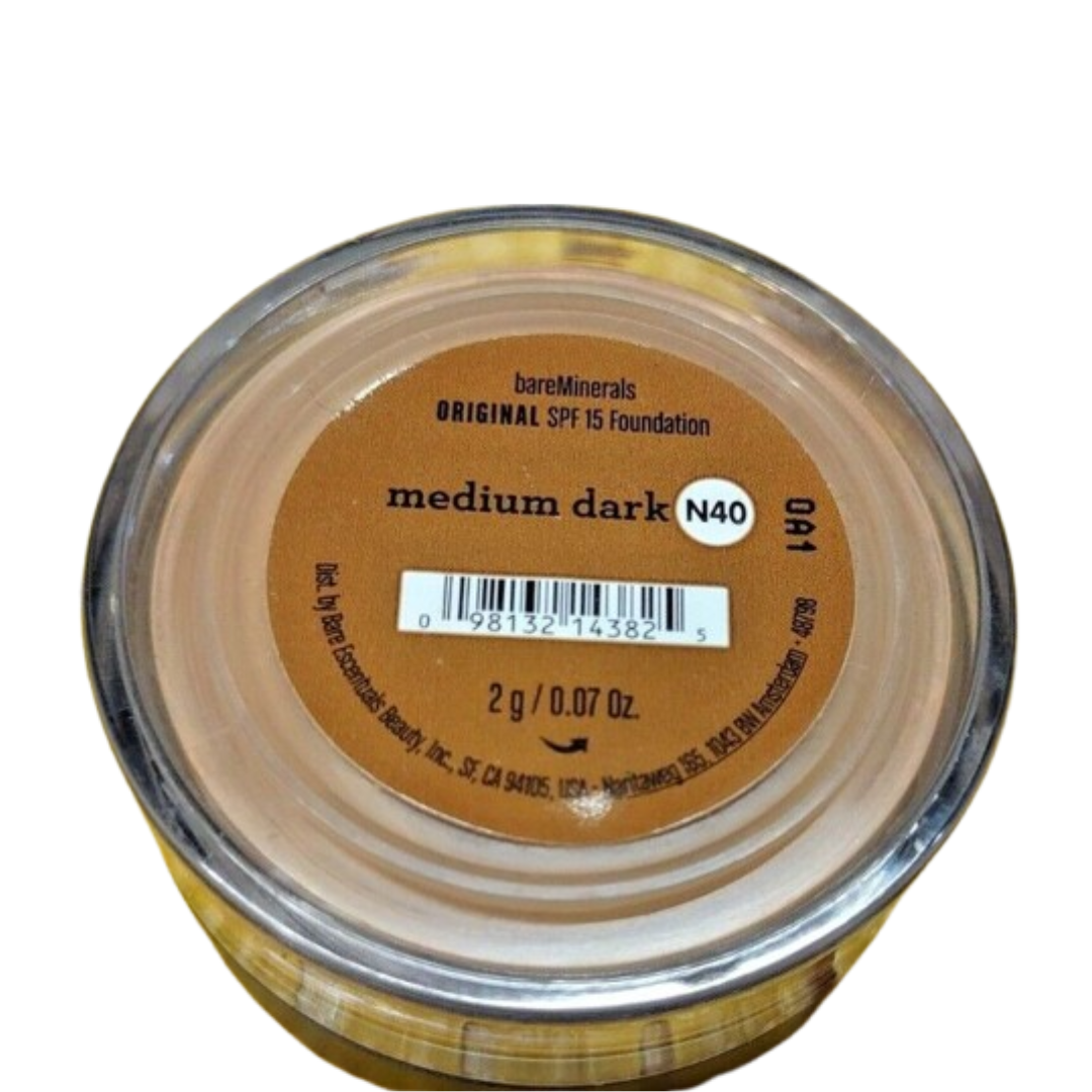 BareMinerals Escentuals Original Foundation Spf15,Medium Dark N40, 8g