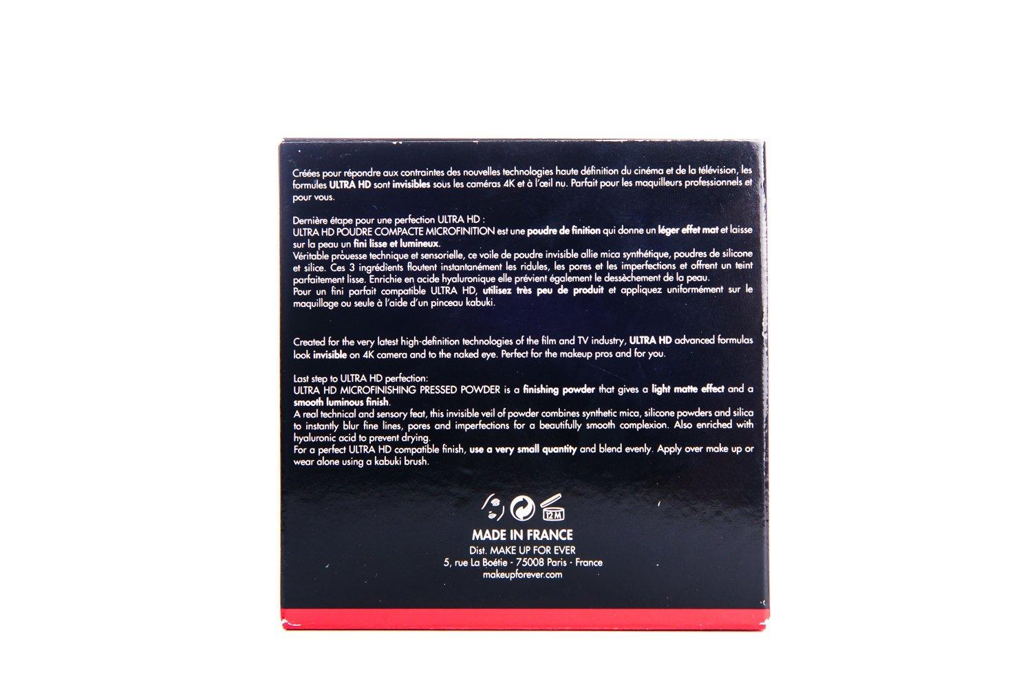 MAKE UP FOR EVER Ultra HD Microfinishing Pressed Powder Translucent 6.2g