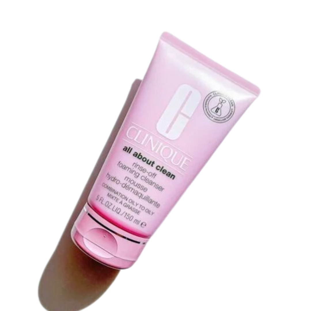 Clinique all about clean rinse-off foaming cleanser 150 ml