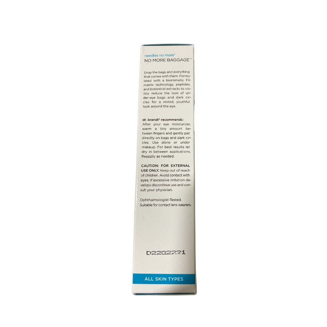 Dr. Brandt Skincare No More Baggage Eye Gel .5oz