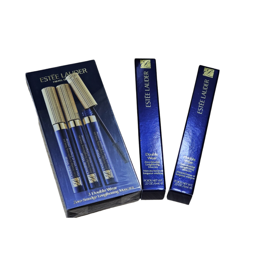 Estee Lauder Double Wear Mascara 01 Black (pack of 2)