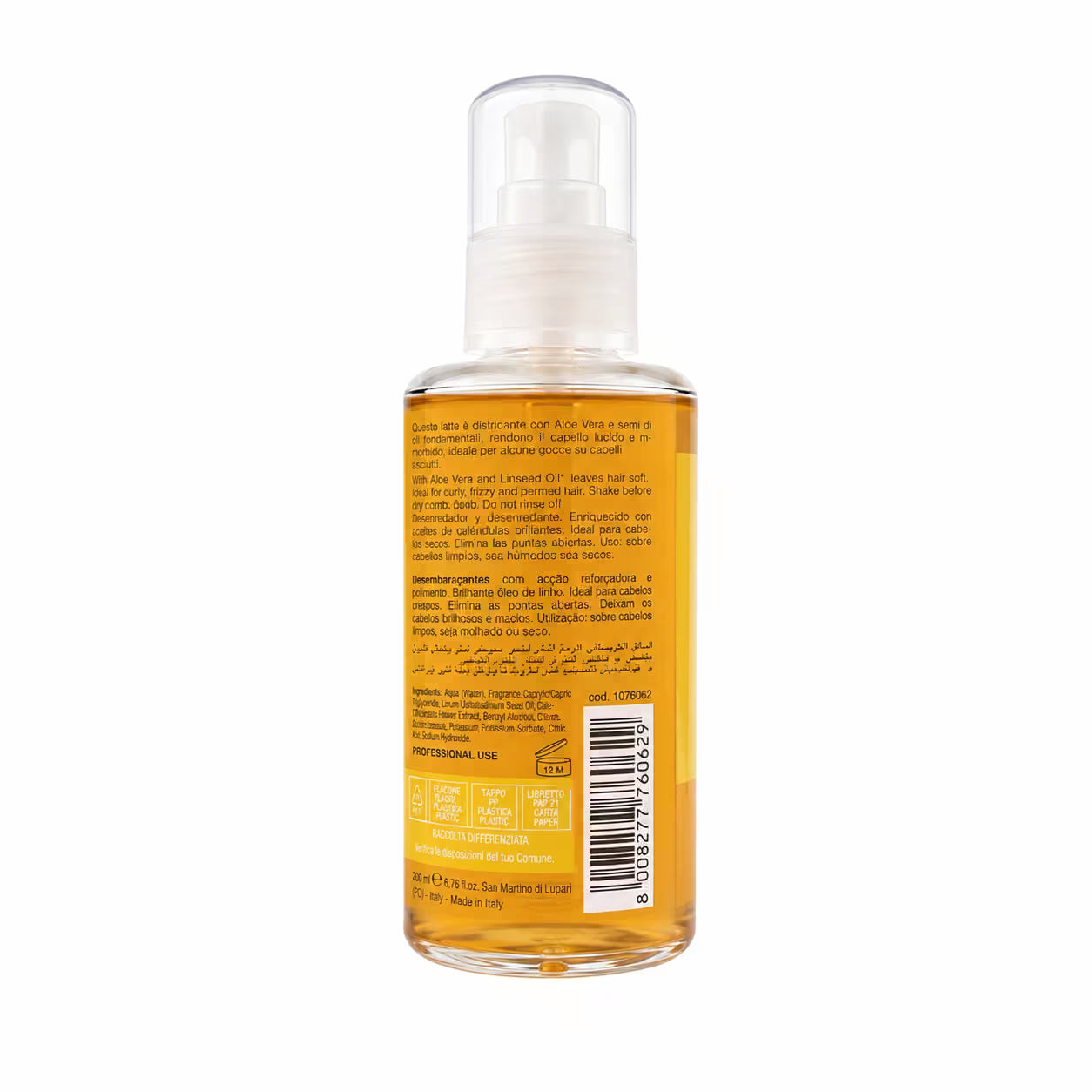 Fanola Nutri Care Restructuring Fluid Crystals, Aloe, 3.38 Fl Oz