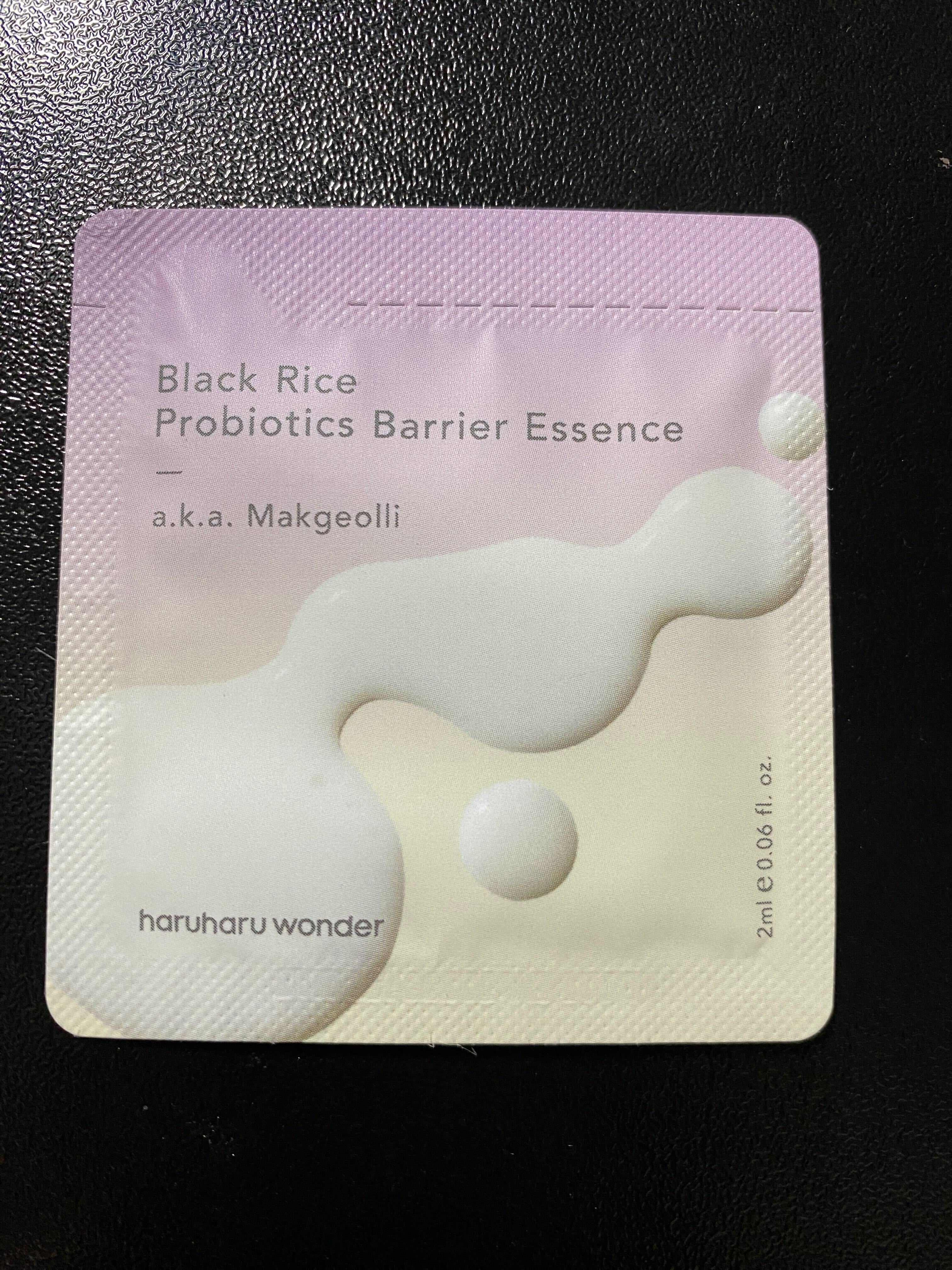 Black Rice Probiotics Barrier Essence a.k.a makgeolli