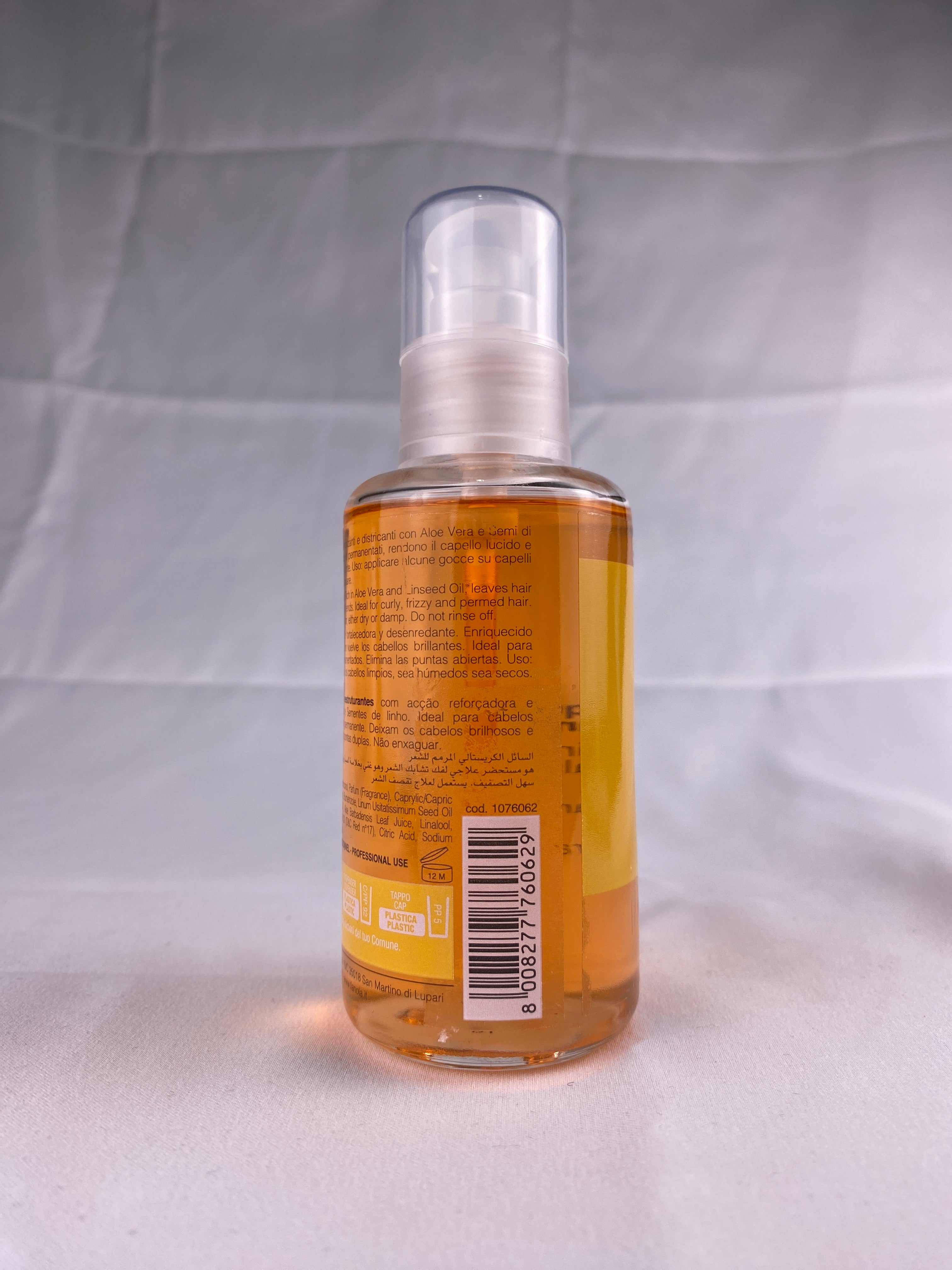 Fanola Nutri Care Restructuring Fluid Crystals, Aloe, 3.38 Fl Oz
