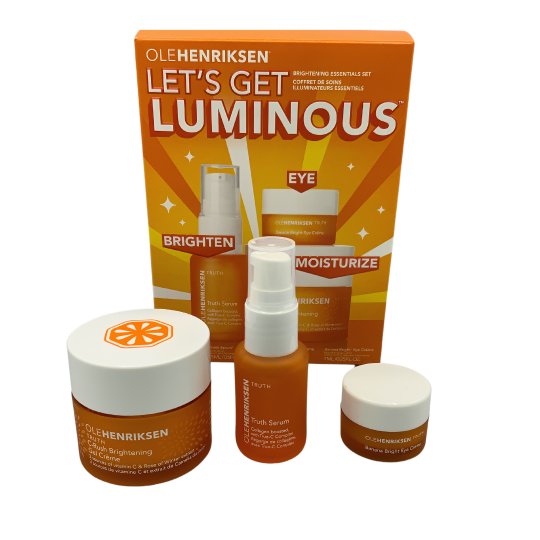 Let's Get Luminous+ Brightening Essentials Set, Damaged packaging