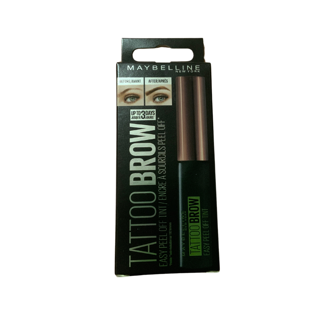 Maybelline New York Brow Tattoo Longlasting Tint, Dark Brown, 0.15 oz,1 Count