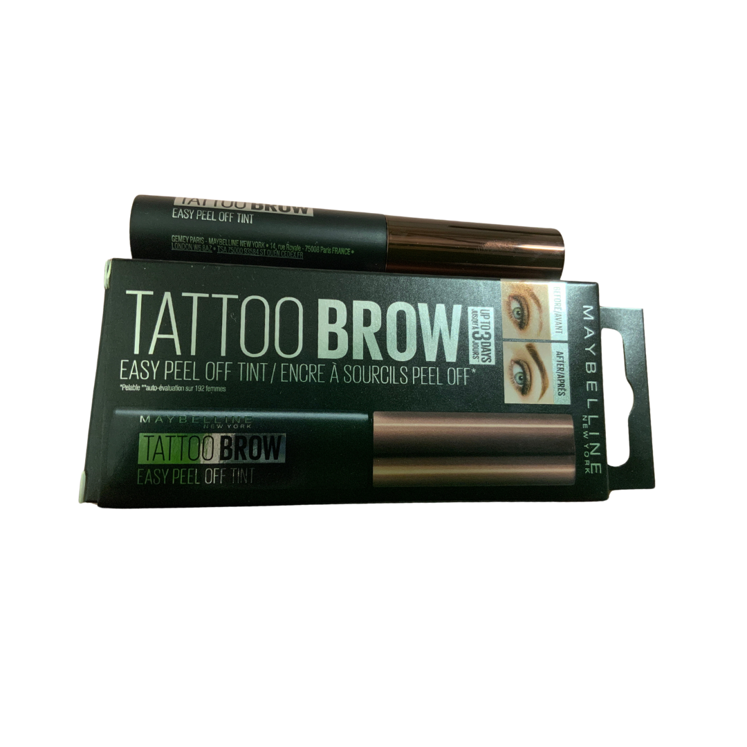 Maybelline New York Brow Tattoo Longlasting Tint, Dark Brown, 0.15 oz,1 Count