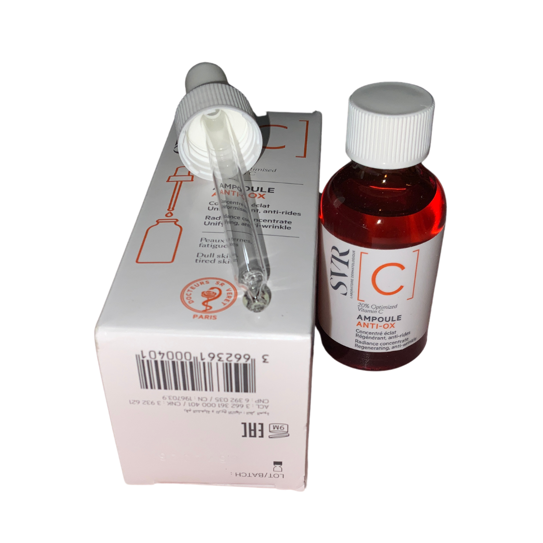 SVR Vitamin C, Brightening Face Serum with 20% Optimized 1 oz,
