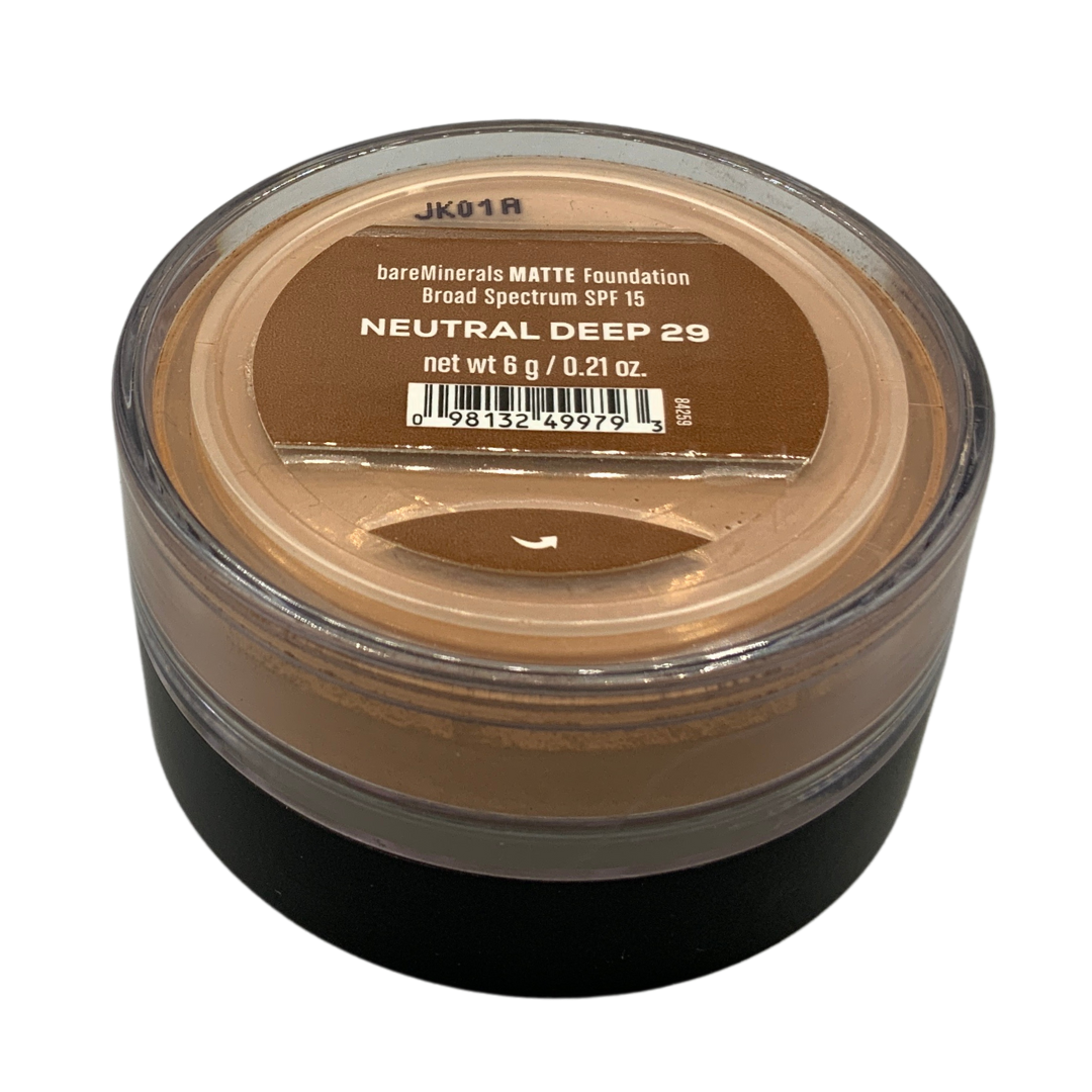 BareMinerals Matte SPF 15 Foundation NEUTRAL DEEP 29 6g,