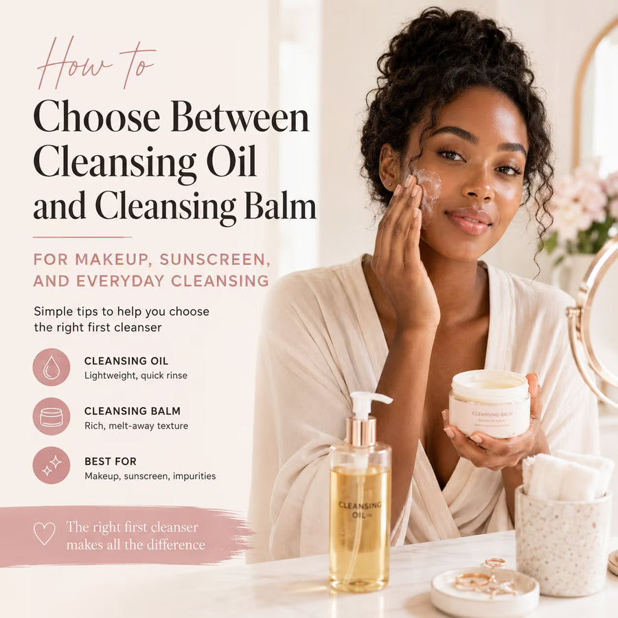 Cleansing Oil vs Cleansing Balm: How to Choose the Right First Cleanser