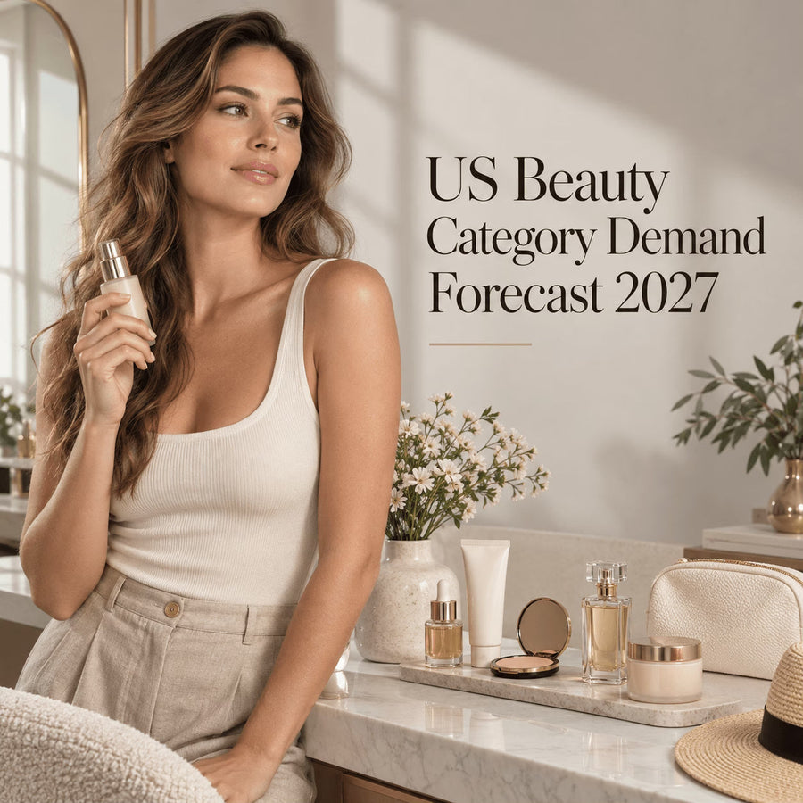 US beauty category demand forecast 2027: Global-to-U.S. Category Map