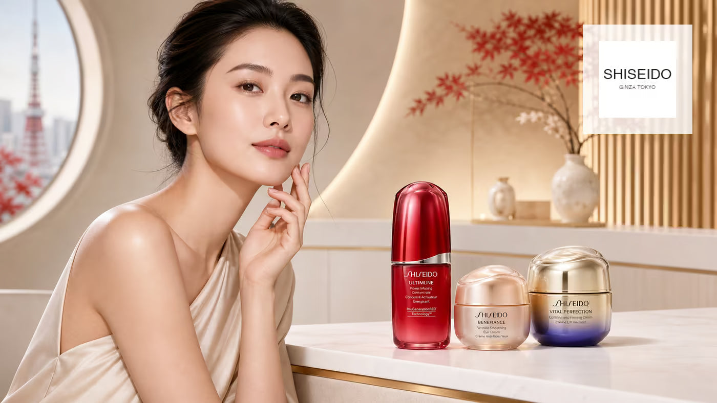 Shiseido brand collection banner