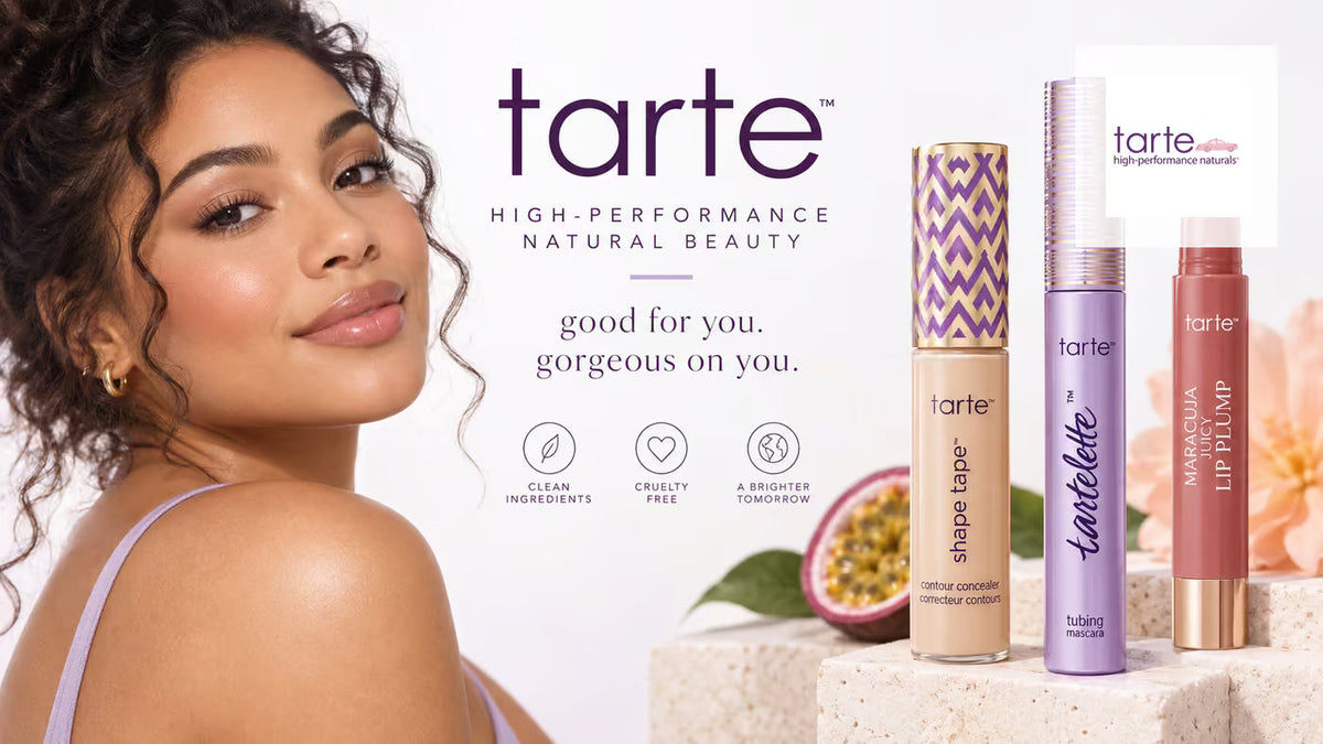 Tarte brand collection banner