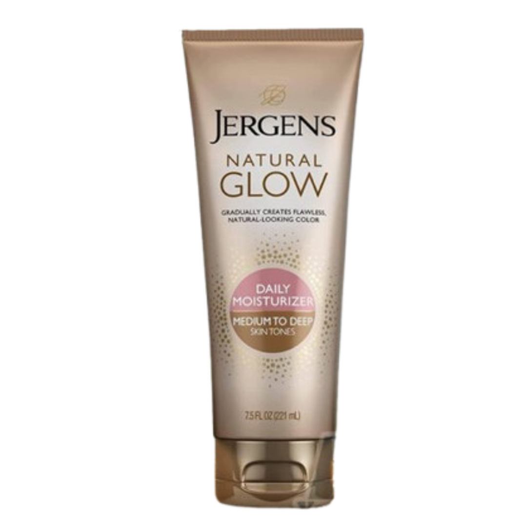 Jergens Natural Glow Daily Moisturizer, Medium to Deep Skin Tone (221 ml)