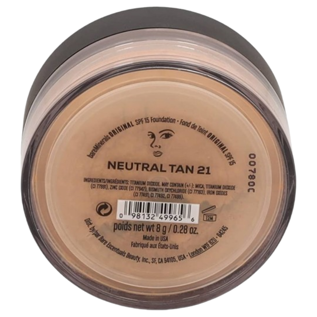 BareMinerals Original Foundation SPF15 Neutral Tan 21, 8g