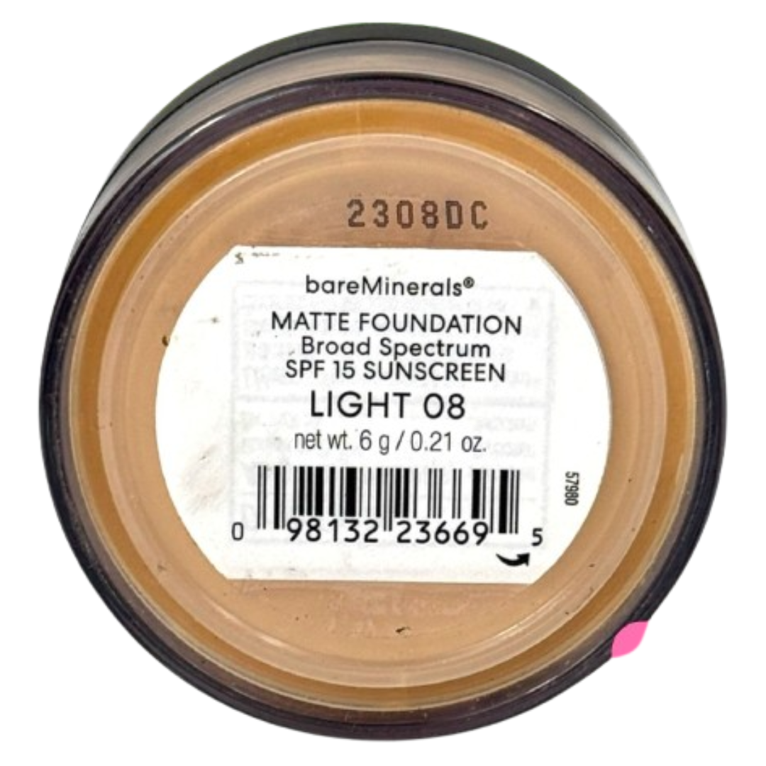 BareMinerals Matte Spf 15 Foundation - Light (08) 8g