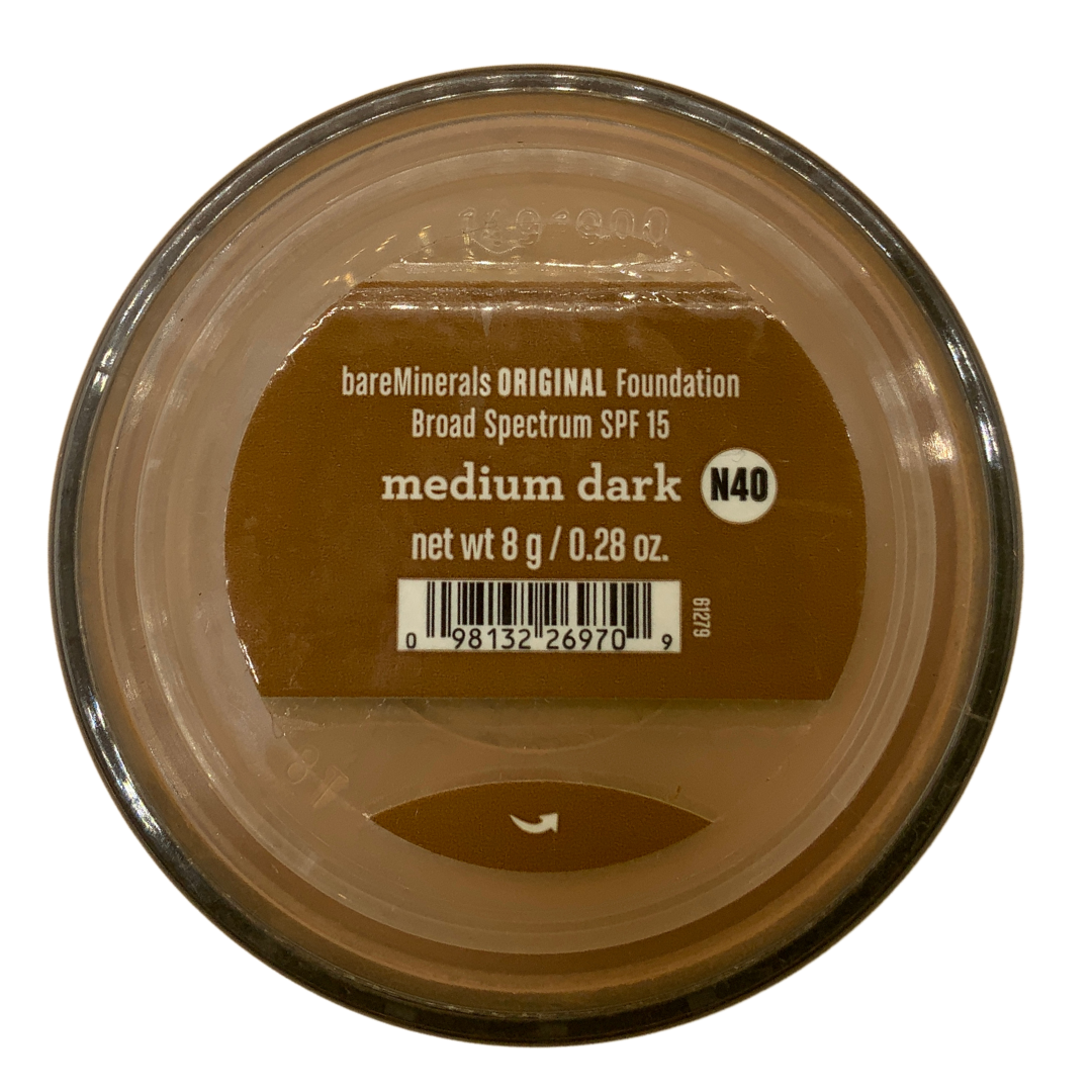 BareMinerals Escentuals Original Foundation Spf15,Medium Dark N40, 8g
