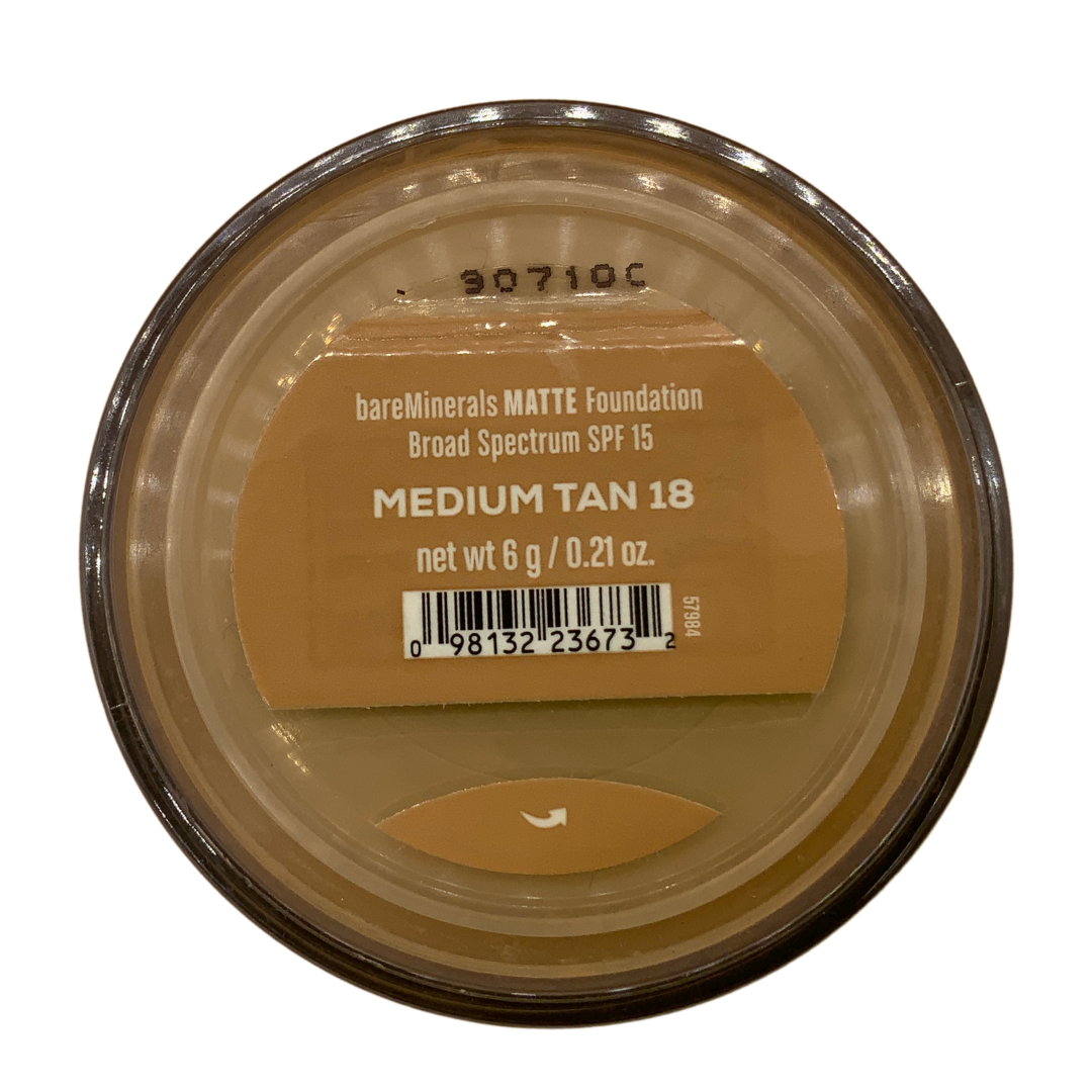 BareMinerals Matte Foundation, Medium Tan 18, 0.21 oz