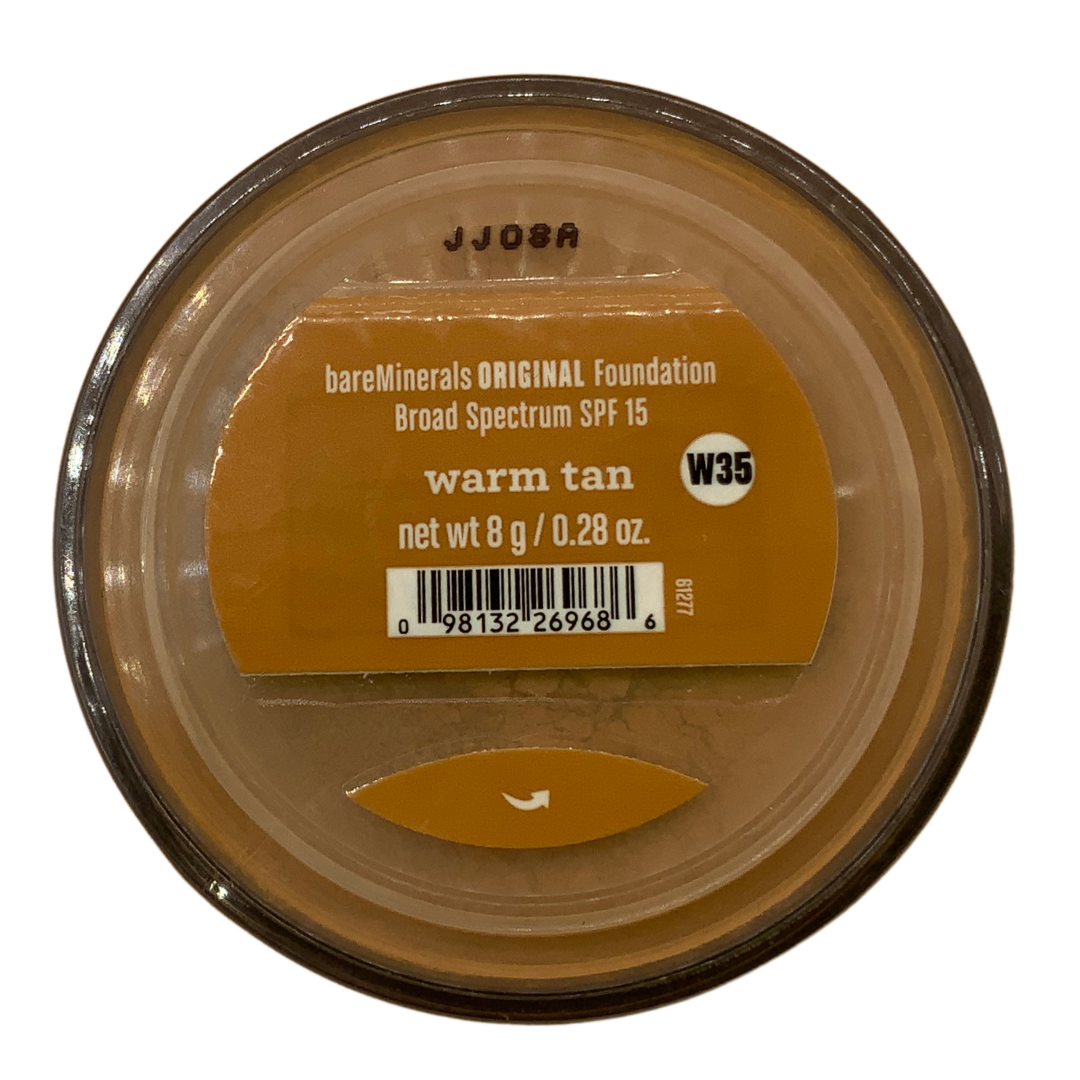 BareMinerals Original Broad SPE Spf 15 Foundation, Warm Tan W35, 8g