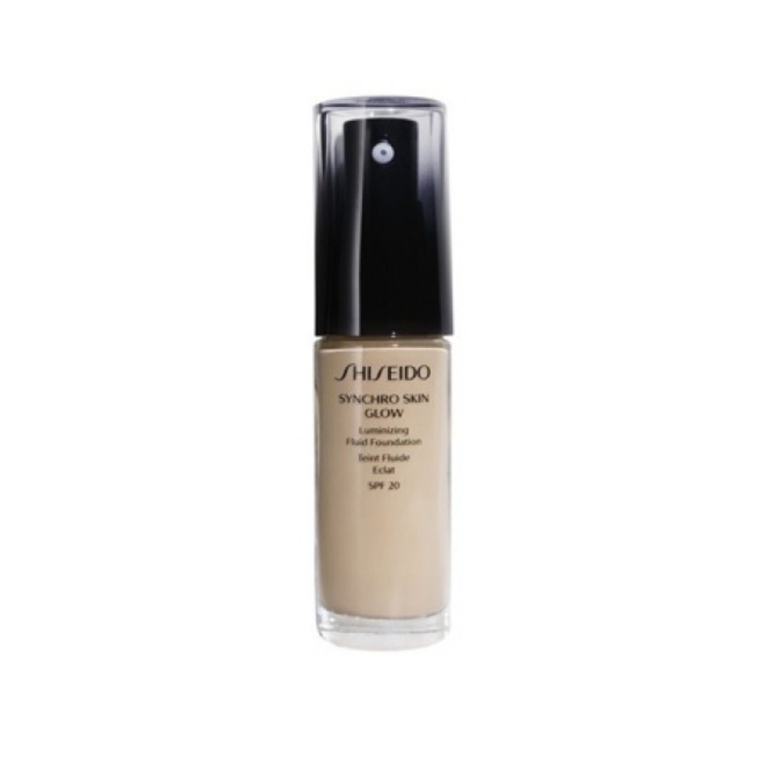 Shiseido Synchro Skin Glow Luminizing Fluid Foundation Spf 20, No.02 Rose 1 oz