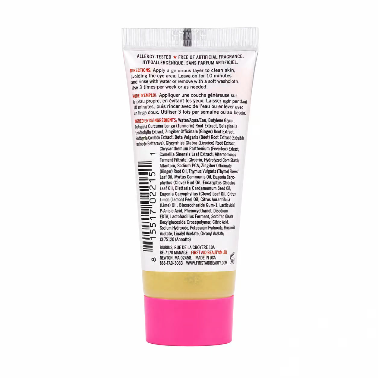 First Aid Beauty Hello Fab Ginger & Turmeric Mask