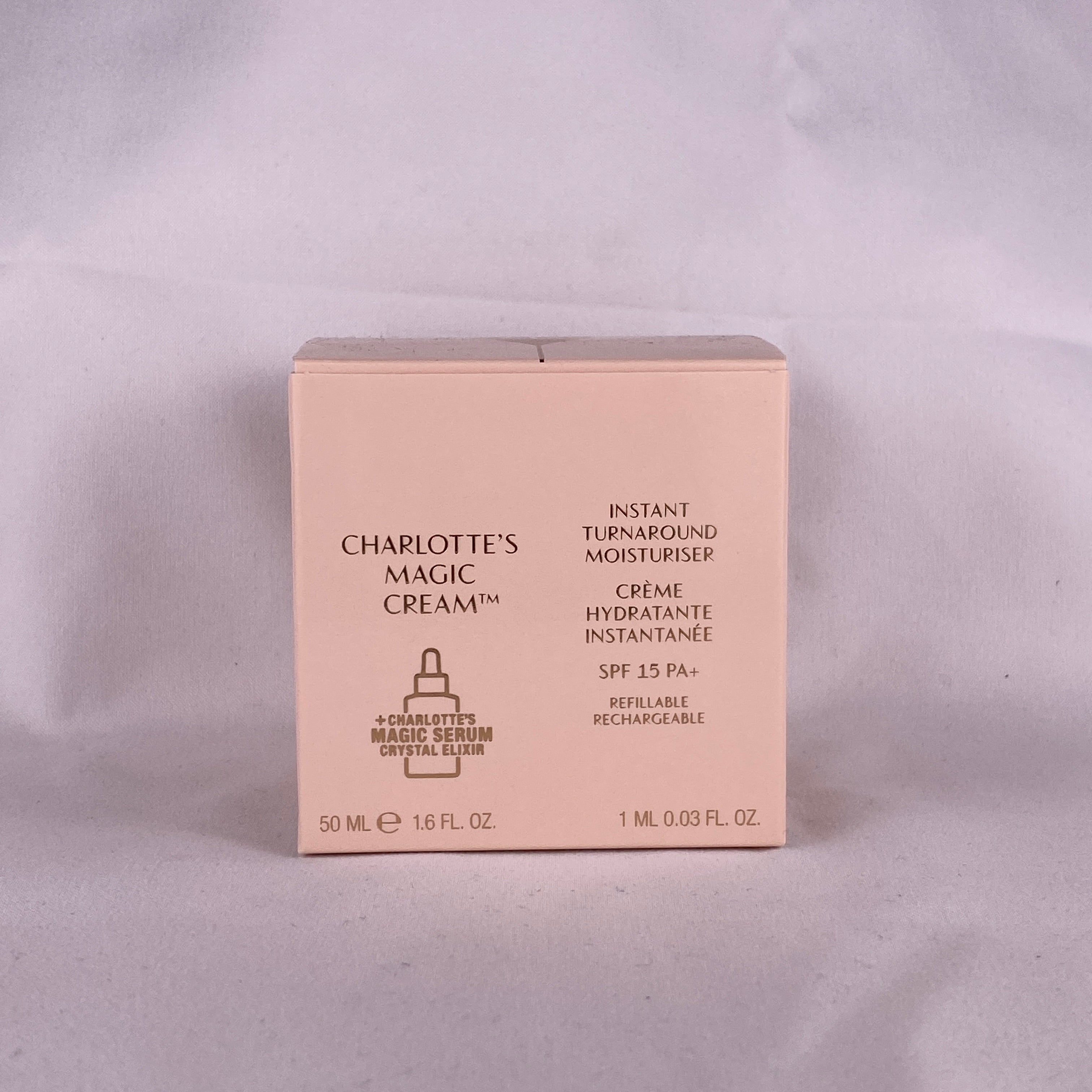 CHARLOTTE'S MAGIC CREAM SPF (REFILLABLE) - 50ML WITH SACHET