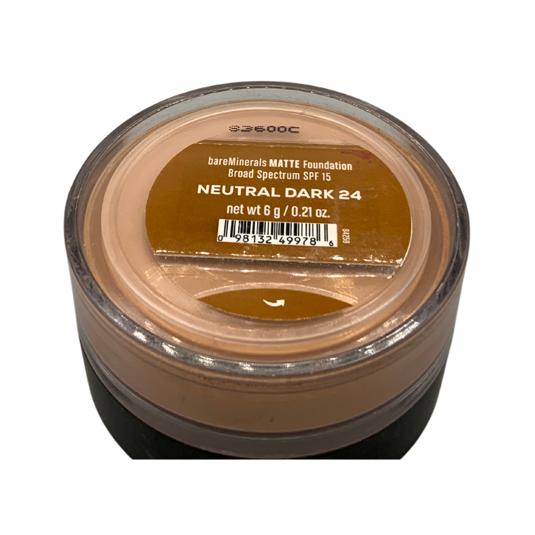 BareMinerals Matte SPF 15 Foundation NEUTRAL DARK 24, 6g