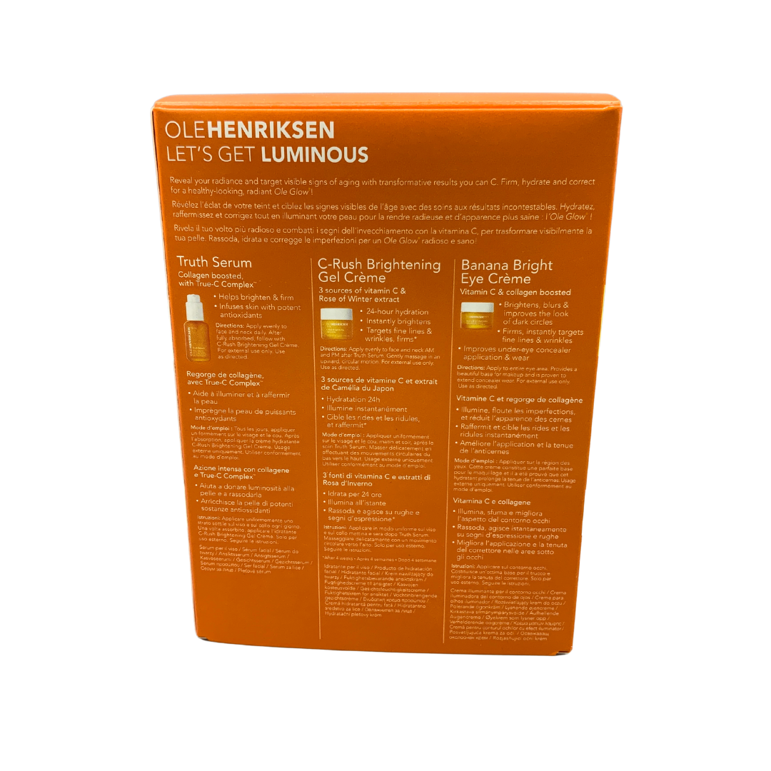 Let's Get Luminous+ Brightening Essentials Set, Damaged packaging