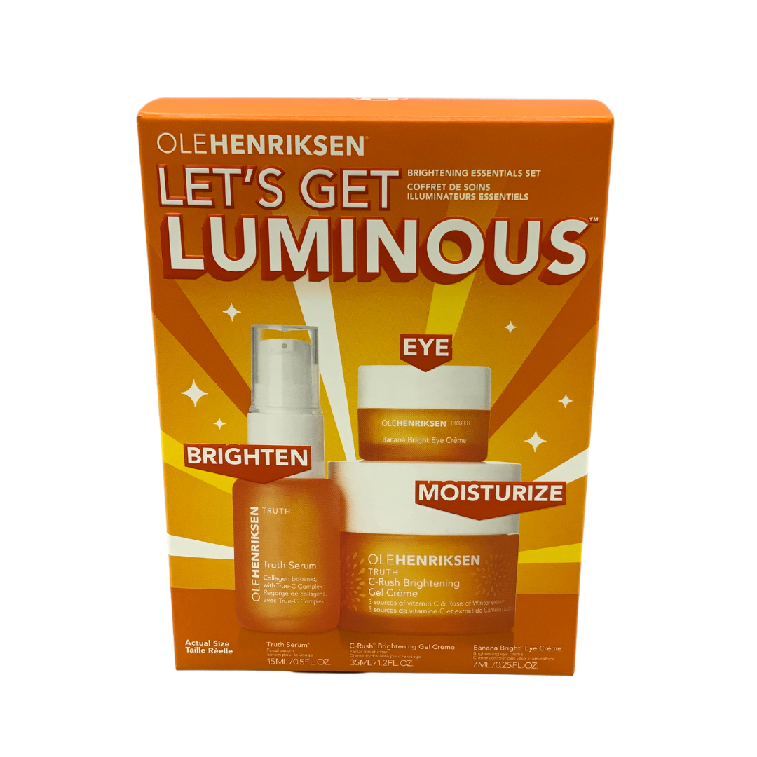 Let's Get Luminous+ Brightening Essentials Set, Damaged packaging