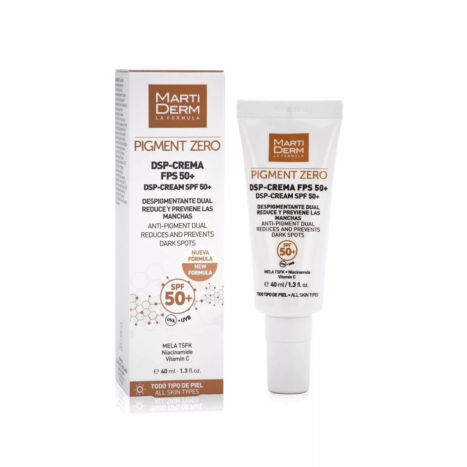 Martiderm Pigment Zero Dsp-cream Spf 50+