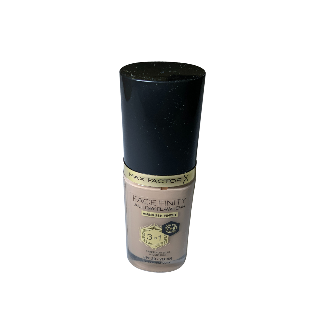 Max Factor Facefinity Flawless Liquid Foundation SPF 20-44 Warm Ivory 1 oz