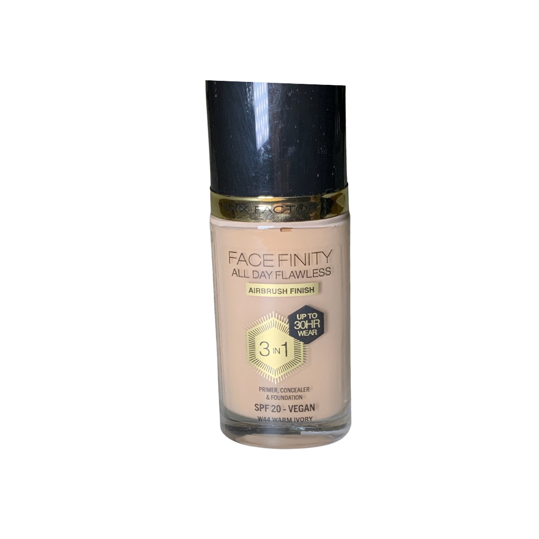 Max Factor Facefinity Flawless Liquid Foundation SPF 20-44 Warm Ivory 1 oz
