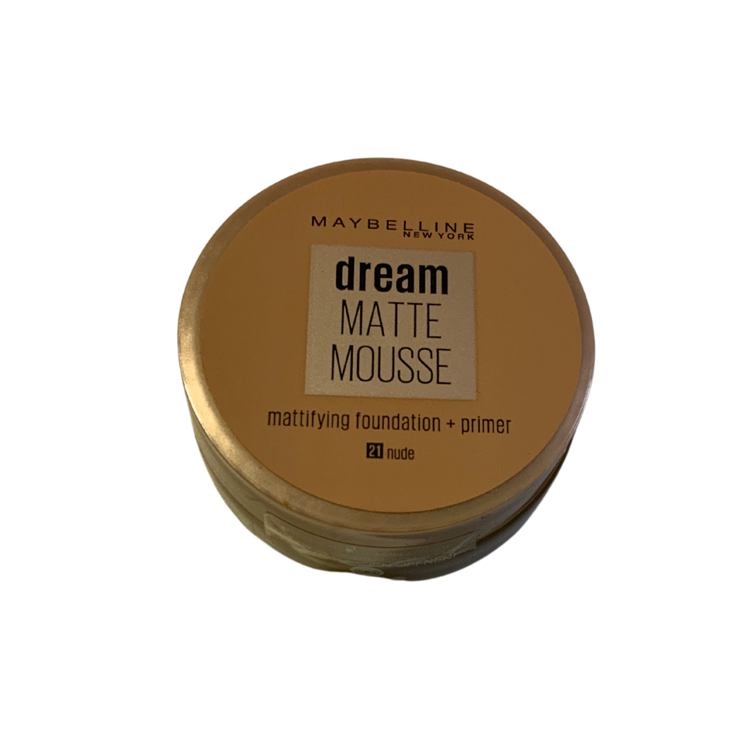 Maybelline New York Dream Matte Mousse Foundation Nude 0.5 oz