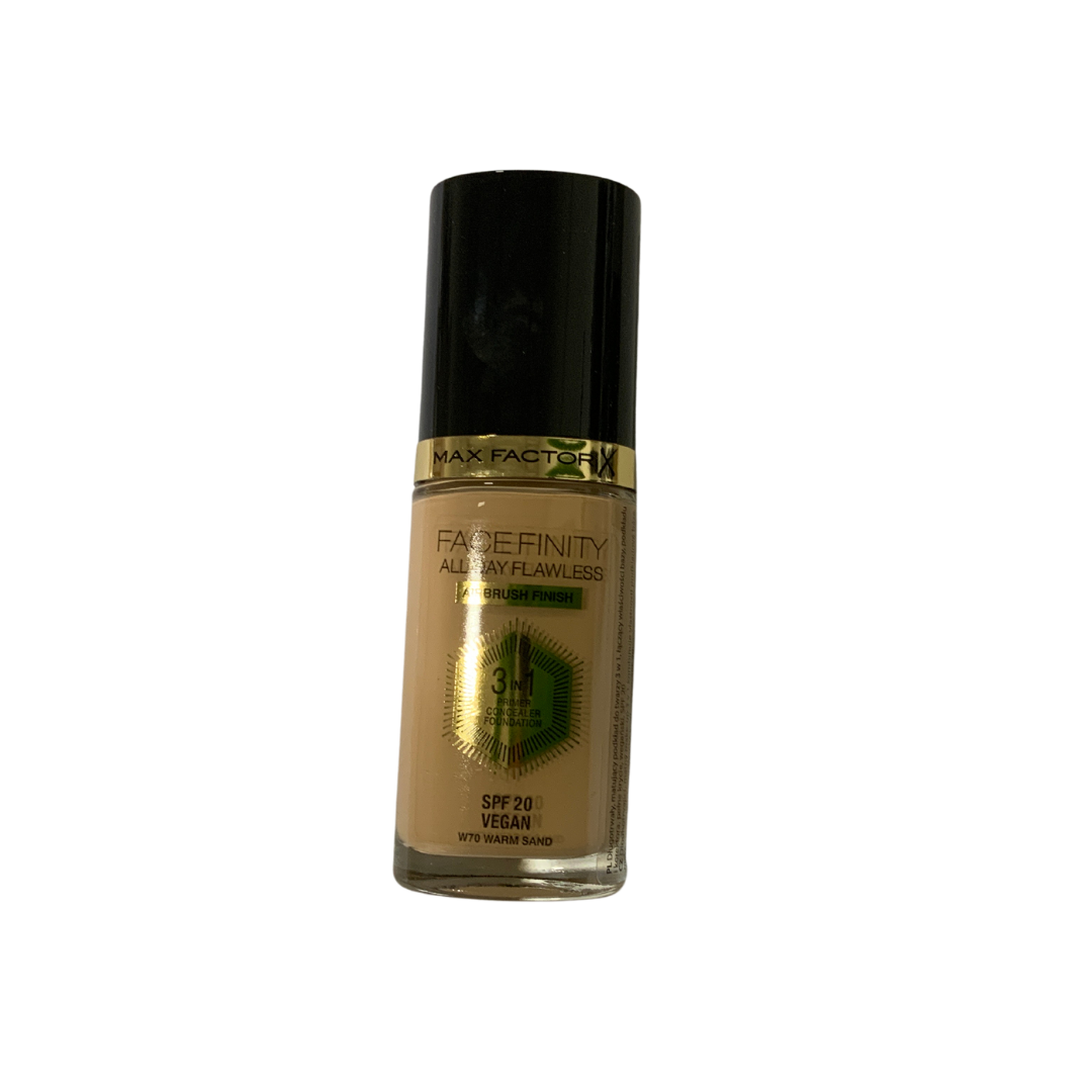 Max Factor Facefinity 3-in-1 All Day Flawless Liquid Foundation, SPF 20-70 0.44 oz